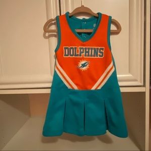 Toddler Miami Dolphins Cheer Outfit
